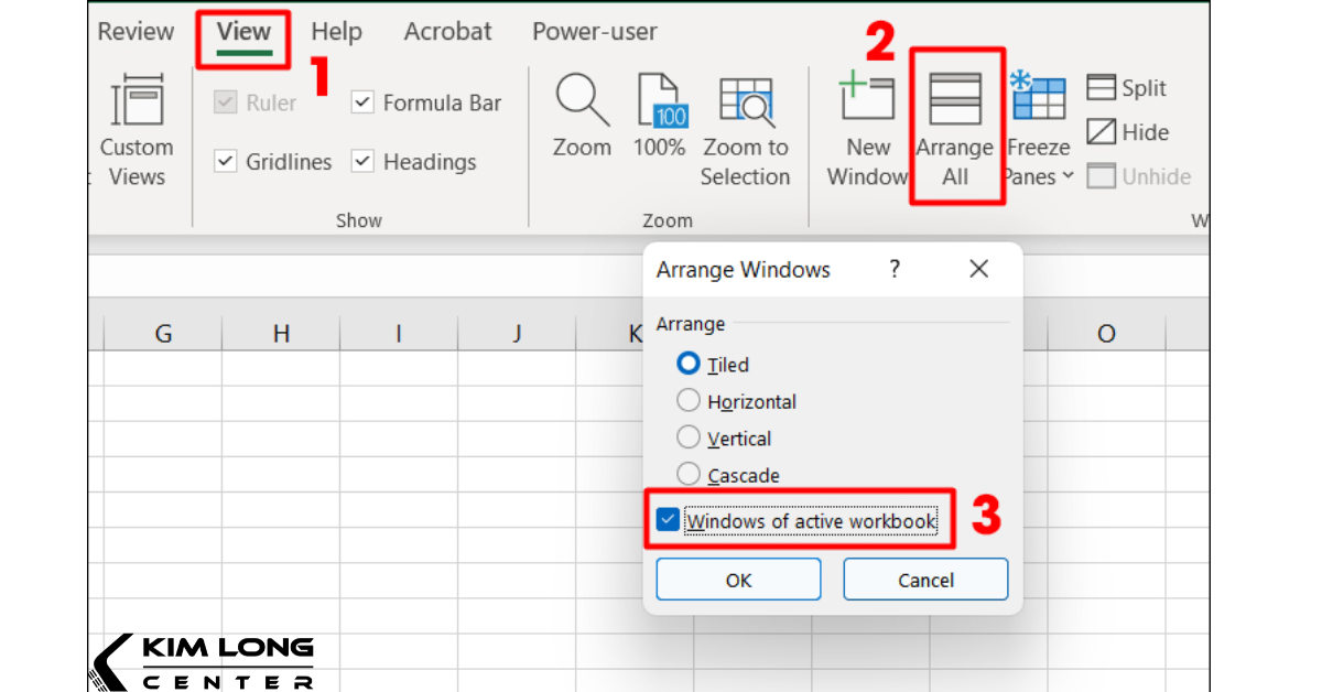 Excel bị trang trắng